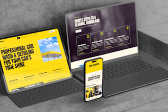 design redesign service business website to get more bookings