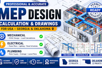 do mep calculation, mep drawing for USA georgia, oklahoma