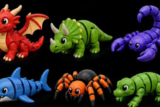 sculpt 3d articulated model 3d action figure articulated figuring toys models
