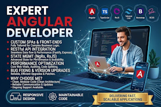 create scalable angular single page app or fix angular bugs