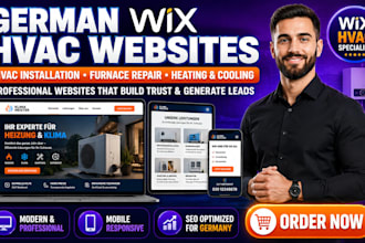 build german wix hvac website hvac installation website furnace repair website