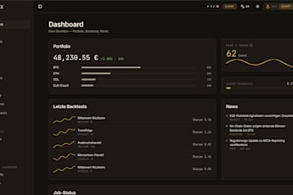 develop a high performance python trading bot or crypto quant platform