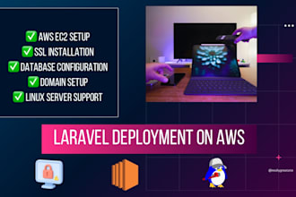 deploy and host laravel website on AWS, cpanel