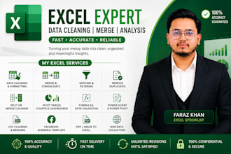 clean, organize, format, merge and split microsoft excel