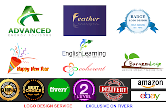 design 7 different style awesome logo in 10 hrs
