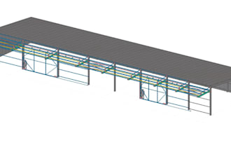 fabricate industrial warehouse,peb structure,steel construction,side roof design