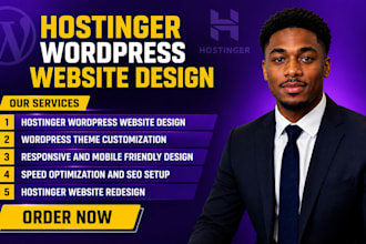 hostinger wordpress website hostinger website design hostinger design redesign