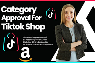 do tiktok shop category approval and cosmetic fda mocra compliance