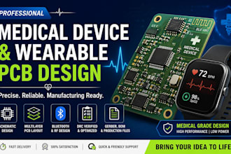 create medical device and wearable pcb designs