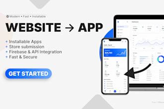 convert website to app