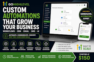 build custom gohighlevel automation workflows
