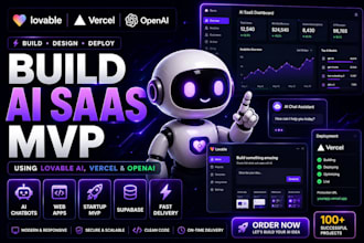build ai saas mvps with lovable ai, vercel and openai