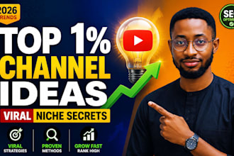 provide viral youtube channel ideas, niche research, and content channel ideas
