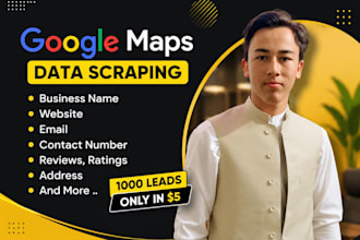 scrape,google map data for lead generation data extraction