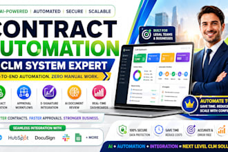 develop contract lifecycle management clm legal automation workflow platform