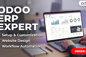 setup, customize, and integrate odoo website, erp modules, and workflows ,themes