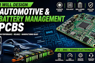 design automotive and battery management pcbs