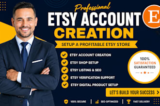 do etsy store creation etsy shop setup etsy listing etsy seo etsy store setup