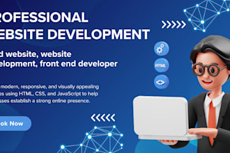 build website, website development, front end developer