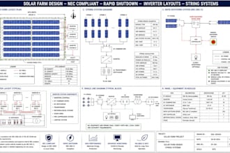 solar farm design nec compliant rapid shutdown inverter layouts string systems