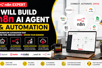 build n8n ai agent, n8n workflow, n8n automation, and ai workflow automation