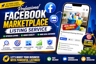 be your facebook marketplace listing expert