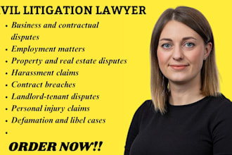 be civil litigation attorney in california, ny and expertly draft court document