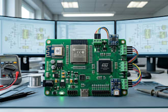 design iot embedded systems pcb and schematic for smart devices