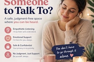be your safe space to talk