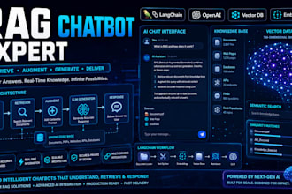 build rag chatbot with langchain openai llm and vector database