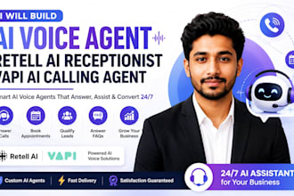 build ai voice agent, retell ai receptionist, vapi ai calling agent