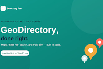 build location based business directory website with geodirectory on wordpress