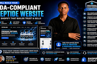 build an fda compliant peptide website, research peptide store on woocommerce
