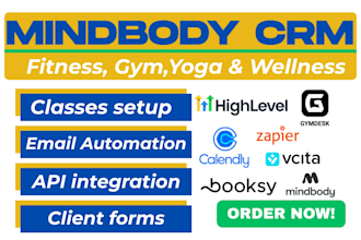 setup mindbody CRM vagaro gymdesk calendly vcita booksy fresha square airtable