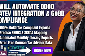 automate odoo datev integration german accounting and gobd tax compliance