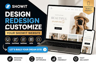 design redesign clone customize your showit website showit template blog SEO
