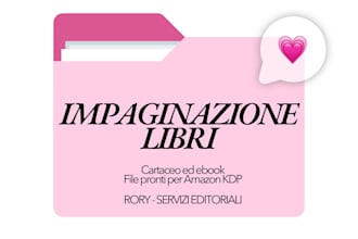 impaginazione per libro cartaceo ed ebook