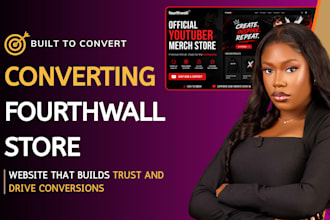 design fourthwall store fourthwall website pod store merch