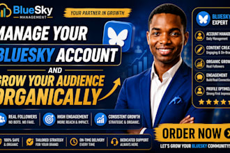 manage your bluesky account and grow your audience organically