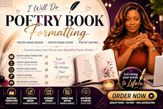 do poetry book formatting poetry book design poetry book cover peotry editing