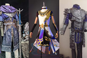 3d cosplay creation eva foam fabric 3d wearable armor 3d mask cosplay design