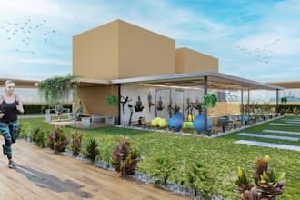 function fitness running track,interior gym design, recreational basement layout