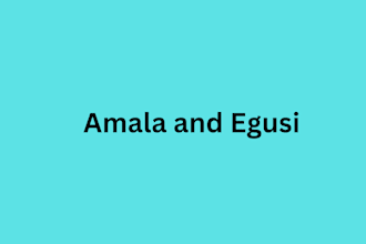 write professional and well detailed amala egusi recipe