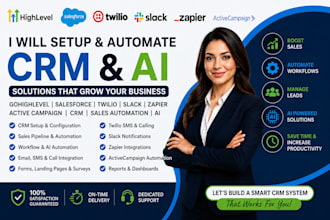 setup gohighlevel salesforce twilio slack zapier CRM sales ai activecampaign ai