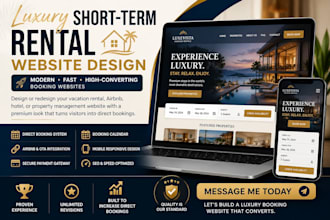 redesign airbnb website, short term rental website, vacation rental, holiday str