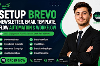setup brevo brevo newsletter brevo email template brevo flow automation workflow