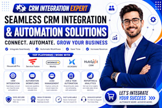 integrate housecall pro service fusion workiz kickserv hubspot crm automation