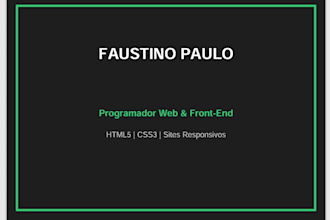 criar uma página web simples e responsiva com HTML e CSS