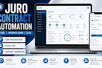 juro contract automation, CRM integration startup legal team, contract lifecycle