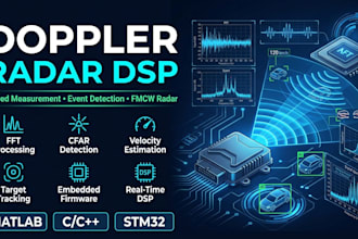 design doppler radar dsp for speed measurement, event detection and fmcw radar